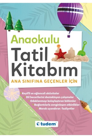 Tudem Kindergarten-Ferienbuch für Kindergartenkinder - Tudem Yayınları