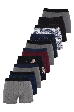 Tudors Men's 10-Pack Lycra Cotton Flexible Fabric Premium Series Boxer Shorts - Tudors