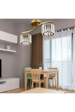 Tufty 2 Piece Antique Crystal Modern Bedroom Living Room Crystal Chandelier 3617-2S-FR - Apliqa