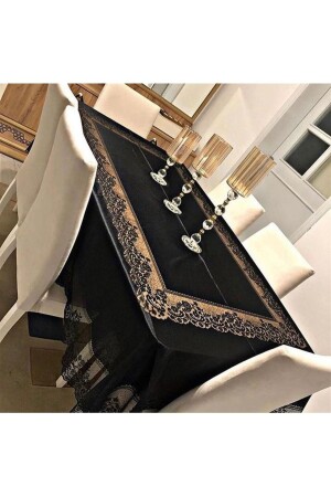 Tulle Tablecloth Stylish Design Lacy Carefree - Biocotton