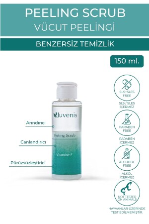 Tüm Cilt Tiplerine E Vitaminli Canlandırıcı Ve Arındırıcı Vücut Peelingi 150ml - Juvenis