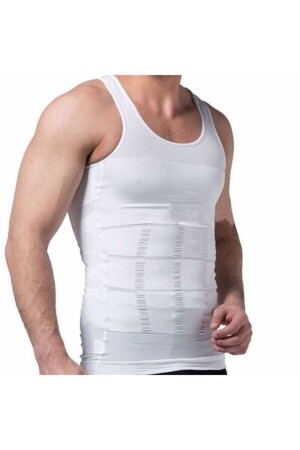 Tummy Collector Waist And Chest Collector Slim Fit Men's Corset Undershirt - Genel Markalar