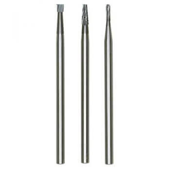 Tungsten carbide milling cutter set PROXXON (3 pcs.) - PROXXON MICROMOT