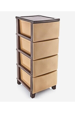 Turan Wicker Perforated Nightstand Trn-075 KOMİ0312 - Turan Plastik