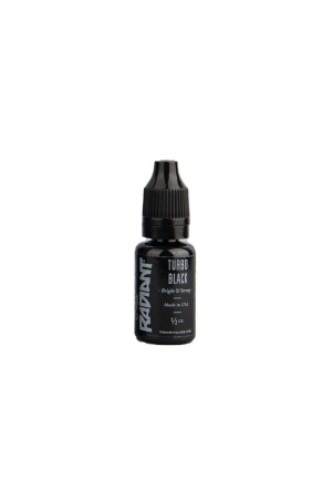 Turbo Black – Tattoo-Tätowierfarbe – 0-5oz/15ml - Radiant