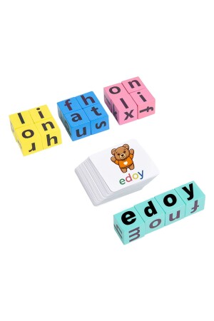 Turkish Puzzle Game 16 Cubes 40 Turkish Cards and Bells Educational Toy edoyrubiktürkçe - edoy