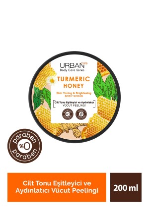 Turmeric Honey Skin Tone Equalizing and Brightening Body Peeling 200 ml - Urban Care