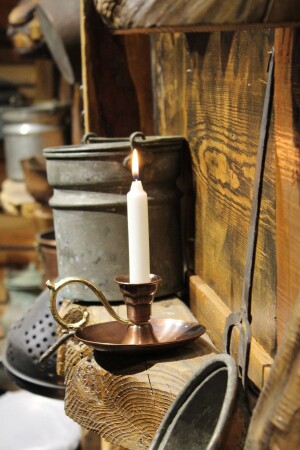 Turna Copper Elite Candle Holder & Hand Candle Holder Self-Pinned Candle Gift Oxide Turna2619-3 - Turna Bakir