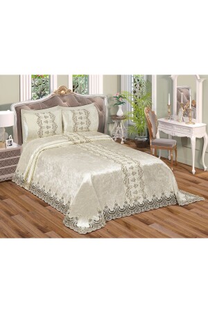 Turquoise French Laced 6 Piece Dowry & Casual Pique Set TYC00407604572 - Haspen