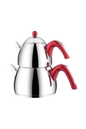 Turquoise Mini Size Steel Teapot Set-red TYC00129254523 - Kahramanlar