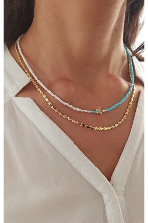 Turquoise Summer Ikili Kombin Kolye - Magicstone