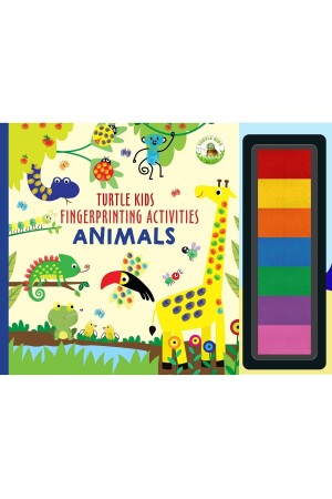 Turtle Kids Fingerprinting Activities Animals - Turtlekids