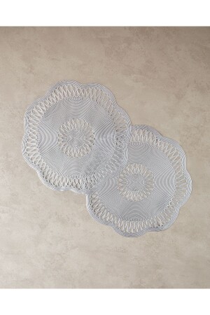 Tuscan PVC 2-Piece Placemat Silver - English Home