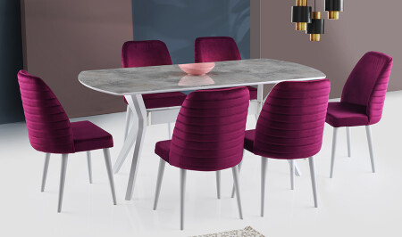 Tutku Dining Table Set - Cadde Yıldız
