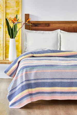 Twila Indigo Multi Double Blanket 200. 18. 01. 0540 - Karaca Home