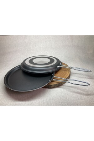 Twin Fish Pan - Pastry Pan - Double Sided Pan - Crepe Pan 32 Cm 460006464 - ÜZÜM ÇELİK