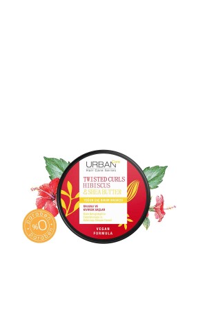 Twisted Curls Hibiscus & Shea Butter Curl Defining Intensive Hair Care Mask 230ml - Urban Care
