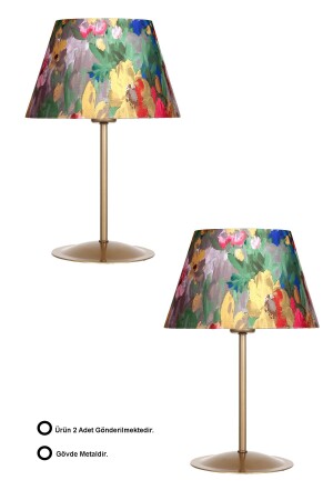 Two-004 Antique Matte Gold Metal Lampshade - Epifanio