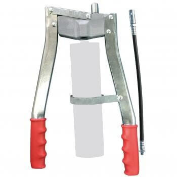Two-handle grease gun with hose PZP/M HV HALLBAUER - Hallbauer