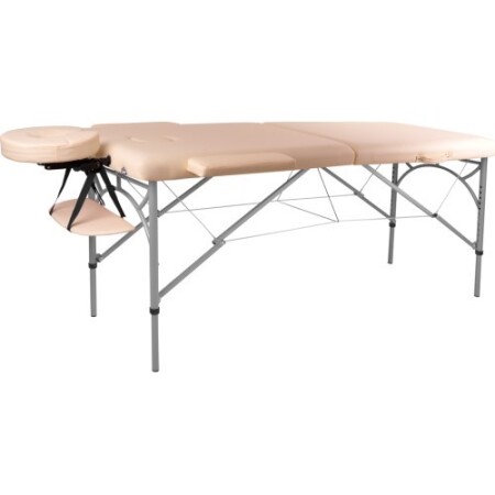 Two-Piece Aluminum Massage Table inSPORTline Tamati - Cream White - inSPORTline