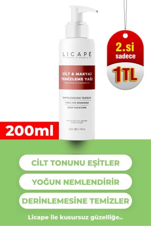 Two Stage Skin And Makeup Removal Oil 200 ml - Licape