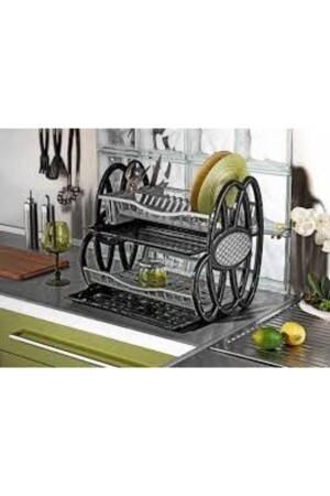 Two Tier Plate Rack - Dish Basket Fma04510 FEYEZAN09 - Asude