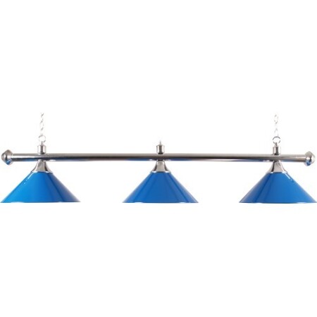 Üç abajurlu bilardo masası lambası, Buffalo, mavi, 150 cm - Buffalo
