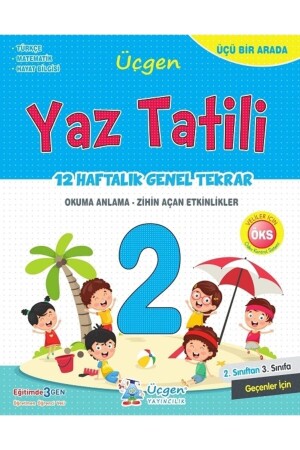 Üçgen 2.sınıf Yaz Tatili 12 Haftalık Tekrar - Üçgen Yayıncılık