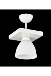 Üçlü Dikdörtgen Beyaz Spor Model Modern Avize LMBD35022 - Lambadar