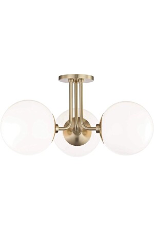 Üçlü Eskitme Marin Model Modern Glop Camlı Avize LMBDR0095-3GLOP - Lambadar