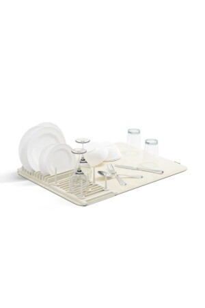 Udry Cream Color Dish Drying Rack UM 1018697-354 - umbra