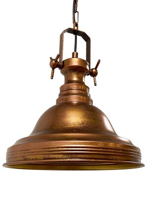 Ulmete Copper Color Single Pendant Lamp Chandelier Living Room Office Hotel Restaurant Chandeliers Vintage Design BMM2029 - Bamyum