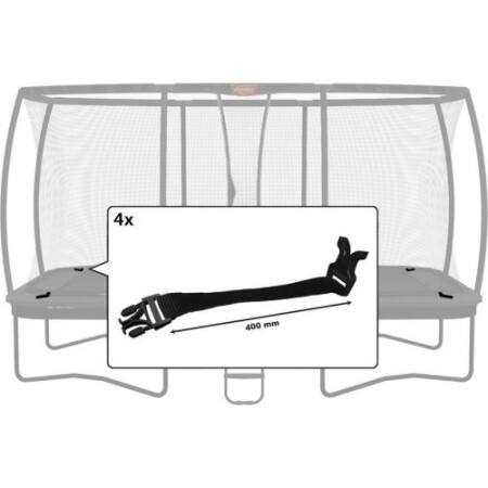 Ultim Safety Net DLX XL - Buckle (400mm) (4x) - BERG
