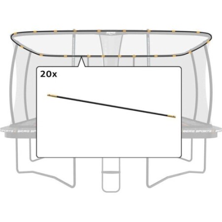 Ultim Safety Net DLX XL - Set Tent Tubes 5x5 - BERG