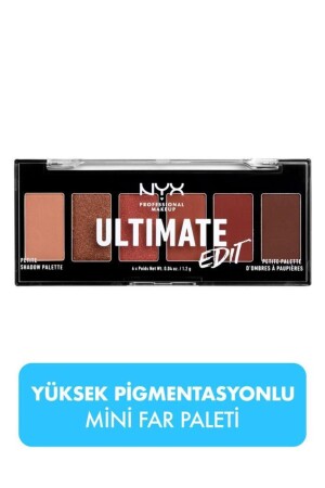 Ultımate Edıt Petıte Shadow Palette - Warm Neutrals - Nyx Professional Makeup