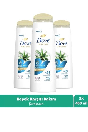 Ultra Care Haarpflege-Shampoo Anti-Schuppen-Pflege Aloe Vera 400 ml x3-teiliges SET. UNI. 2824 - Dove