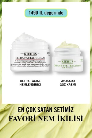Ultra Facial Cream & Avocado Eye Cream Favorite Moisture Duo Set - Kiehl's
