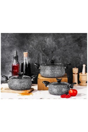 Ultra Granit 3'lü Güveç Set Tac-3410 - Taç