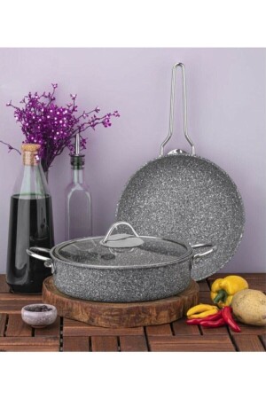 Ultra Granite Classic 2-teiliges Topf- und Pfannenset Tac-3519 500 - Taç