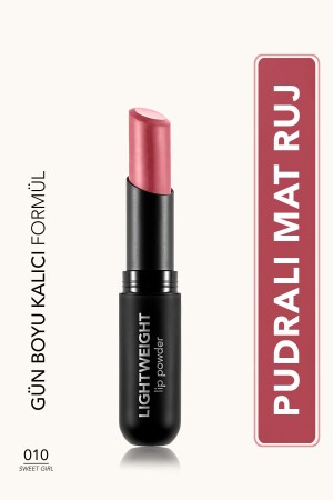 Ultra Hafif Mat Ruj (CANLI PEMBE) - Lightweight Lip Powder - 010 Sweet Girl - 8682536061827 - Flormar