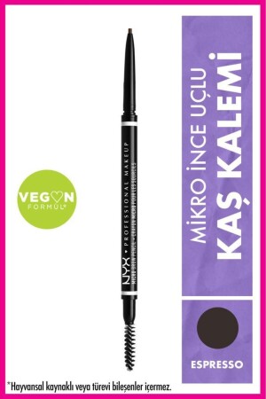 Ultra İnce Kaş Kalemi - Micro Brow Pencil Espresso 5 g 800897836894 NYXPMUMBP - NYX Professional Makeup