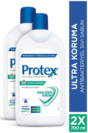 Ultra Long Term Protection Liquid Soap 2 x700 ml 87189513333212 - Protex