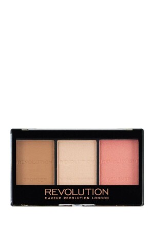 Ultra Sculpt Contour Palette Bronzer Blush Illuminating Contour Palette C01 3. 6gr - Revolution