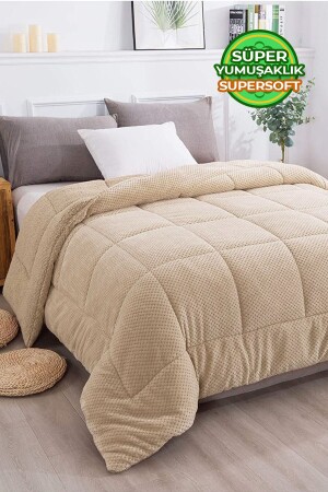Ultra Yumuşak Çift Taraflı Wellsoft Peluş Yorgan Çift Kişilik (BATTANİYE-NEVRESİM) 200x220 Cm Capp - Evlen Home Collection