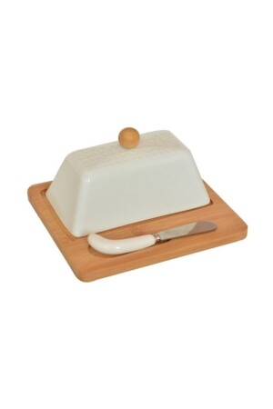 Una 3-teiliger Butter-Servierbehälter B2687 B2687-1 - Bambum