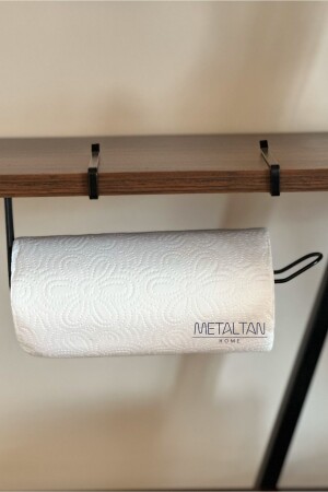 Under Shelf Paper Towel Holder Hangable Roll Towel Napkin Holder - Metaltan Home