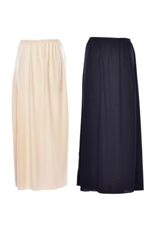 Underskirt Lining 2 Pack Beige And Black - Modabirsen