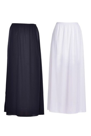 Underskirt Lining 2 Pcs White And Black - Modabirsen