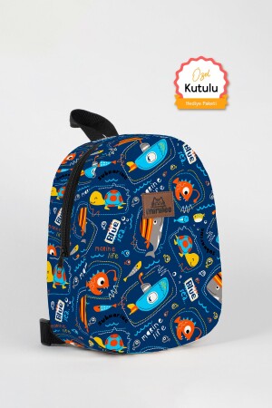 Underwater World V2 0-8 Years - Nursery-Kindergarten Children's Backpack [with special box] - Minilee