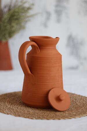 Unglazed Handmade Clay Jug TS110902 - Toprak Ürünler